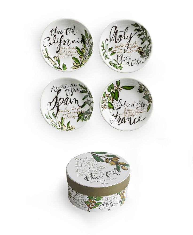 Porcelain Olive Oil Dipping Dish (Each)