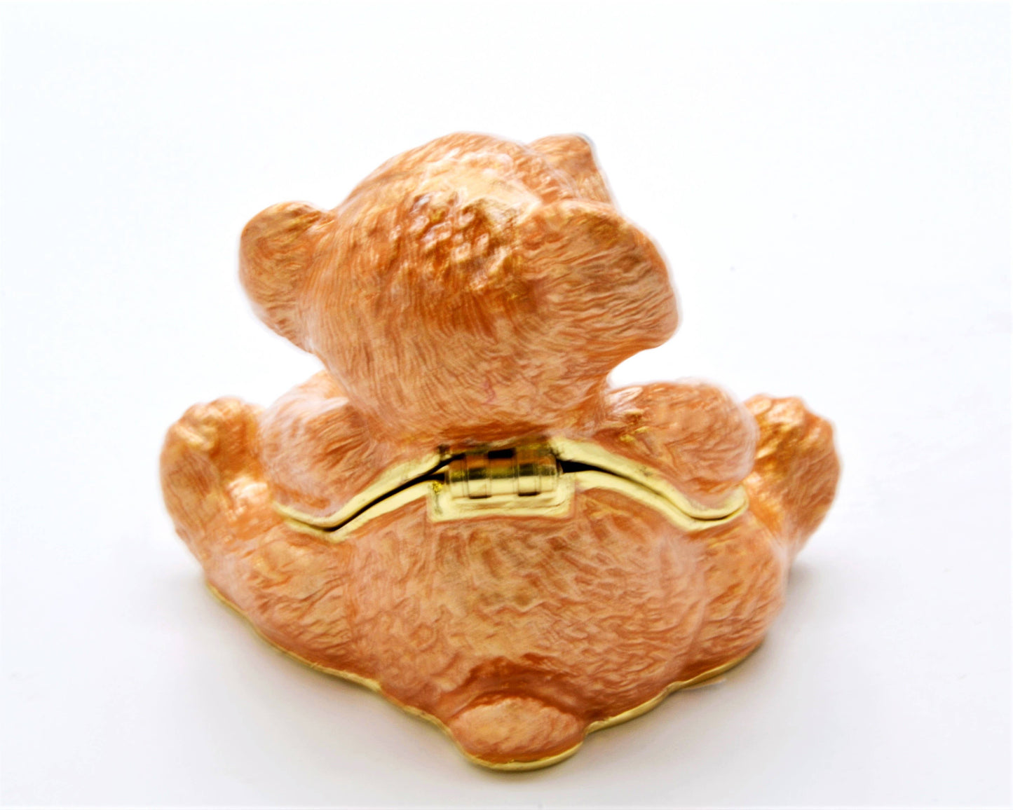 Two Bears Trinket  Box. Beautifully Made with Enamel