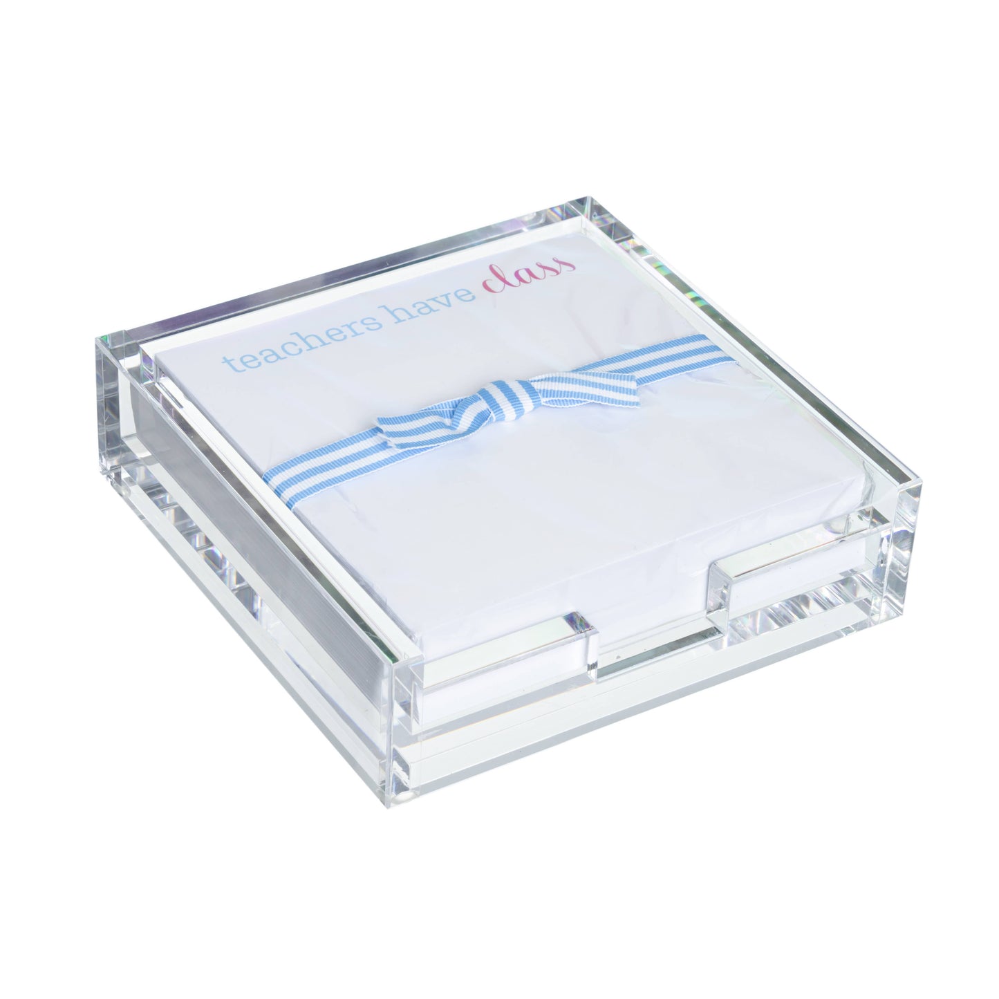 Acrylic Chubbie Notepad/Coaster/Napkin  Holder