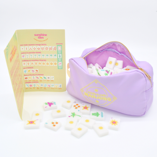 "Sunshine Tiles" Florida Inspired Mahjong Set (Hello Boca!)