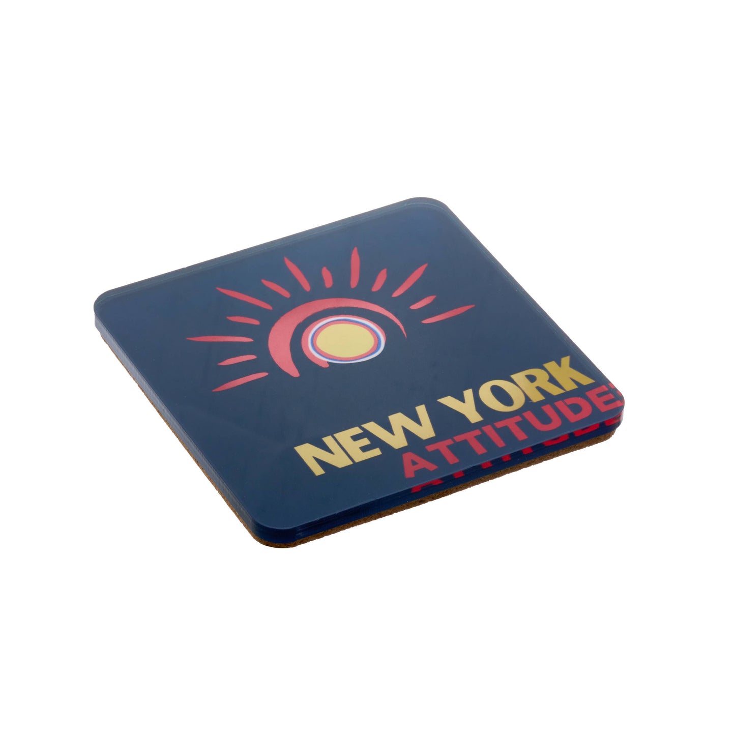 Acrylic Bon Voyage Coaster, New York (Each Sold Separately)