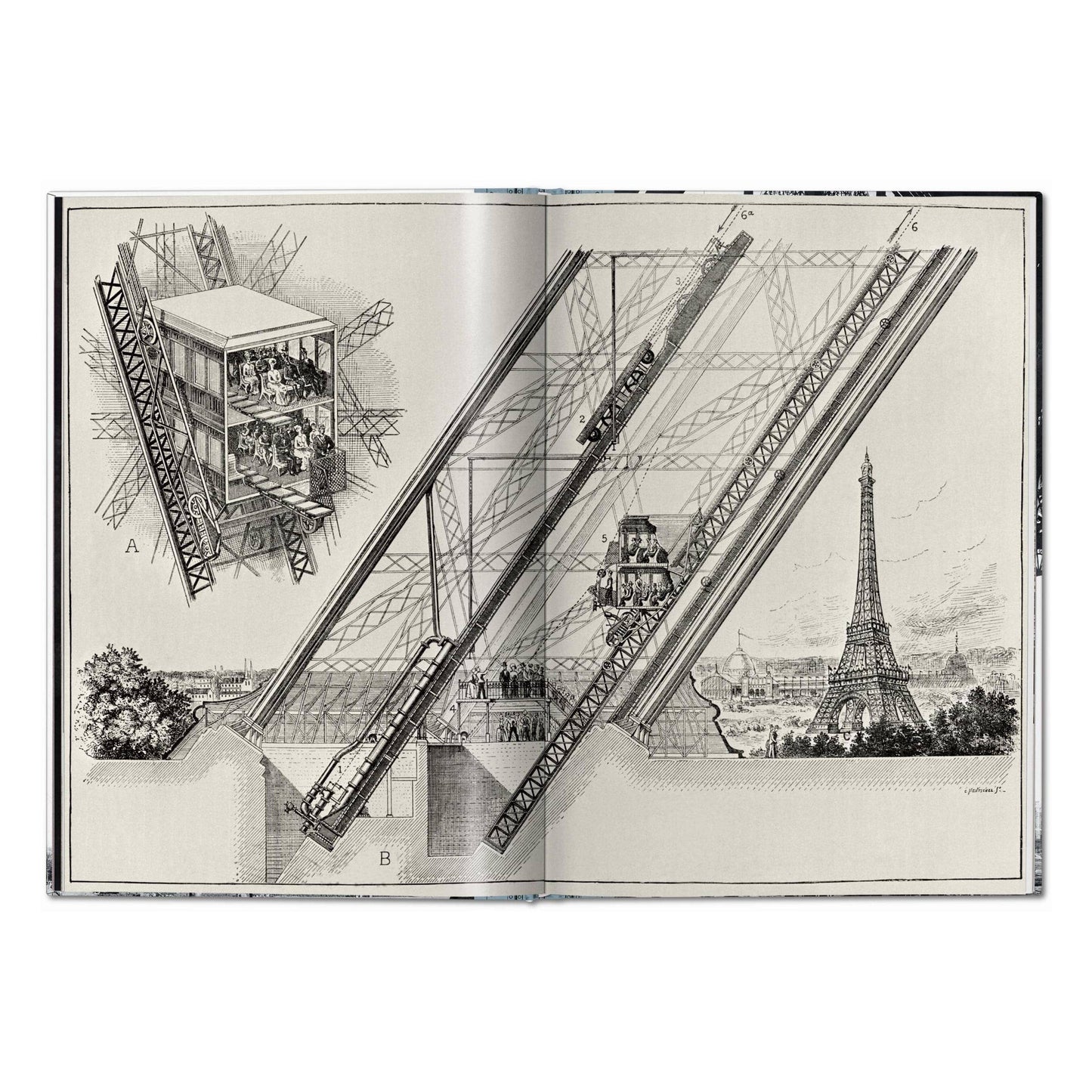 The Eiffel Tower (German, French, English, Italian)