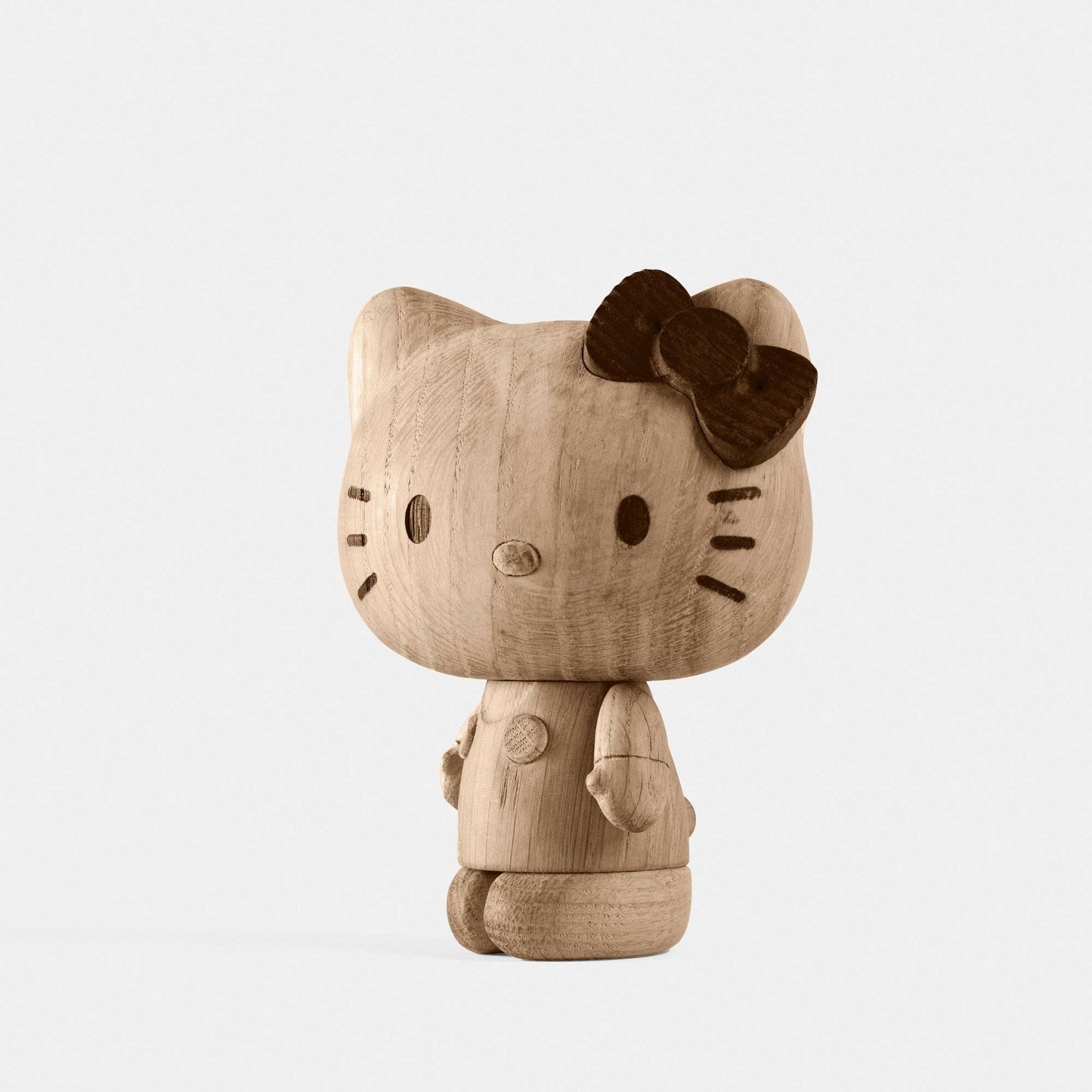 Hello Kitty Sculpture in Oak Wood (Editor's Pick)