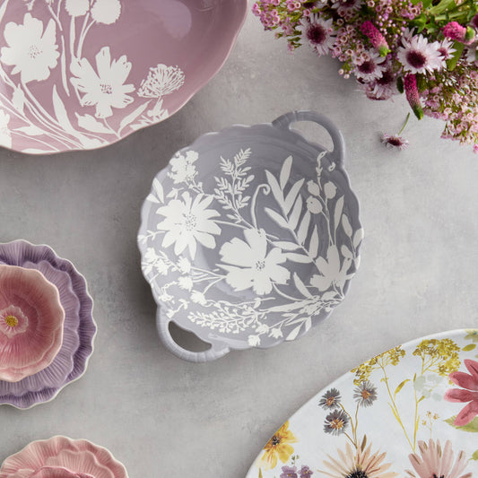 Wildflowers Wax off Round Bowl (NY Designers Pick)