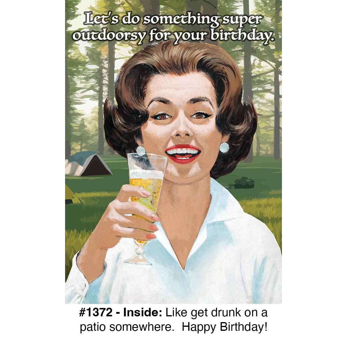 "Something Super Outdoorsy" - Birthday Card