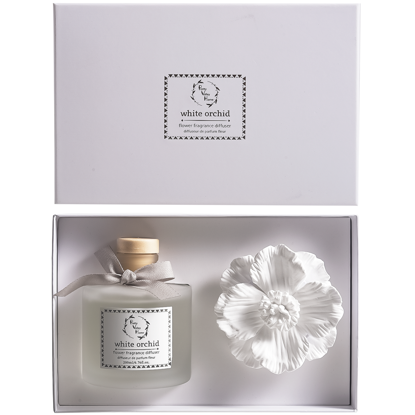 Diffuser Sets Gifts Ceramic Flower (2025)-Pretty Valley Home