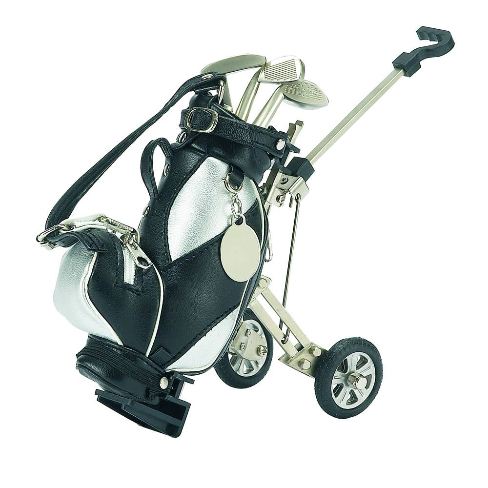 Golf Cart Style Pen Set & Holder | Father's Day Gift
