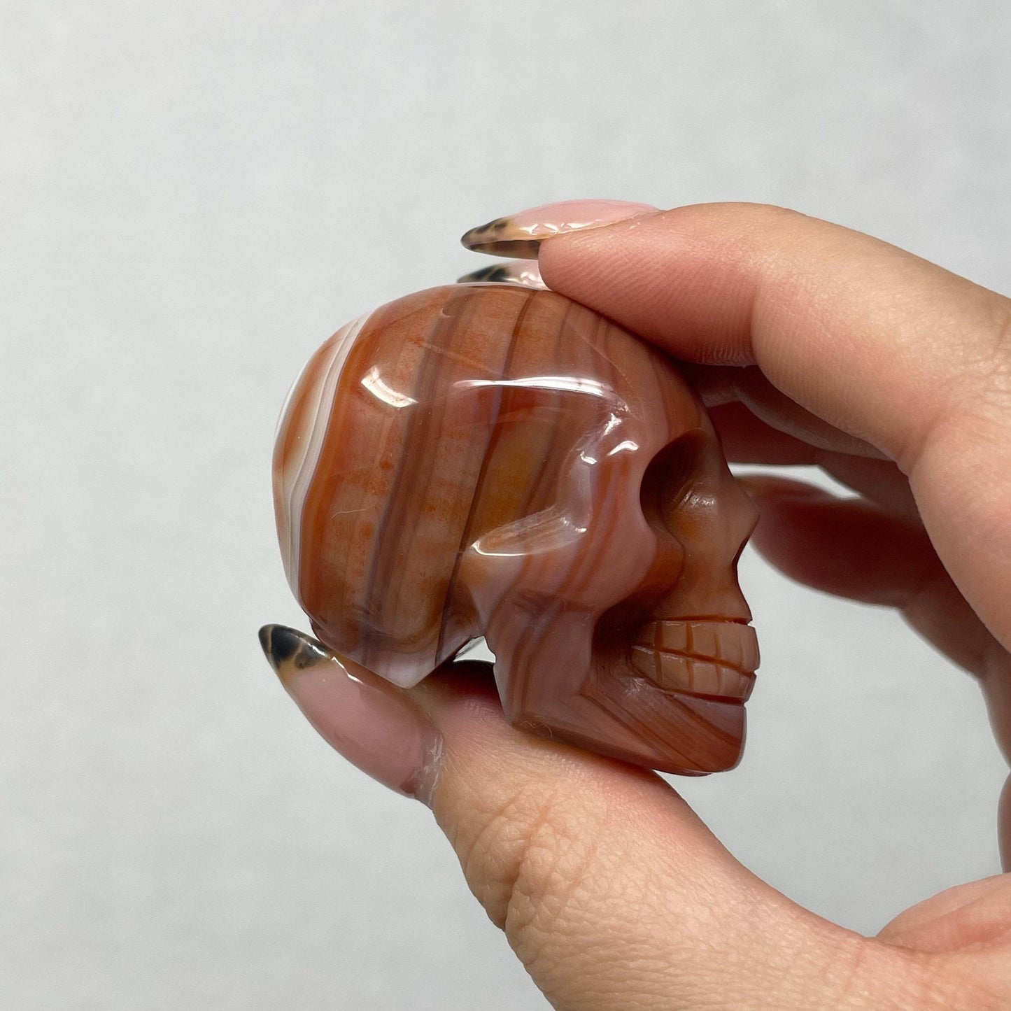 Carnelian Skull