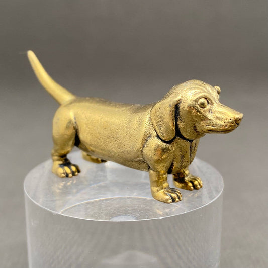 Dachshund Dog Brass Crafts Decoration Desktop Ornaments
