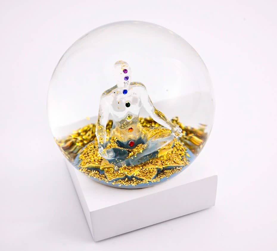 Yoga Snow Globe