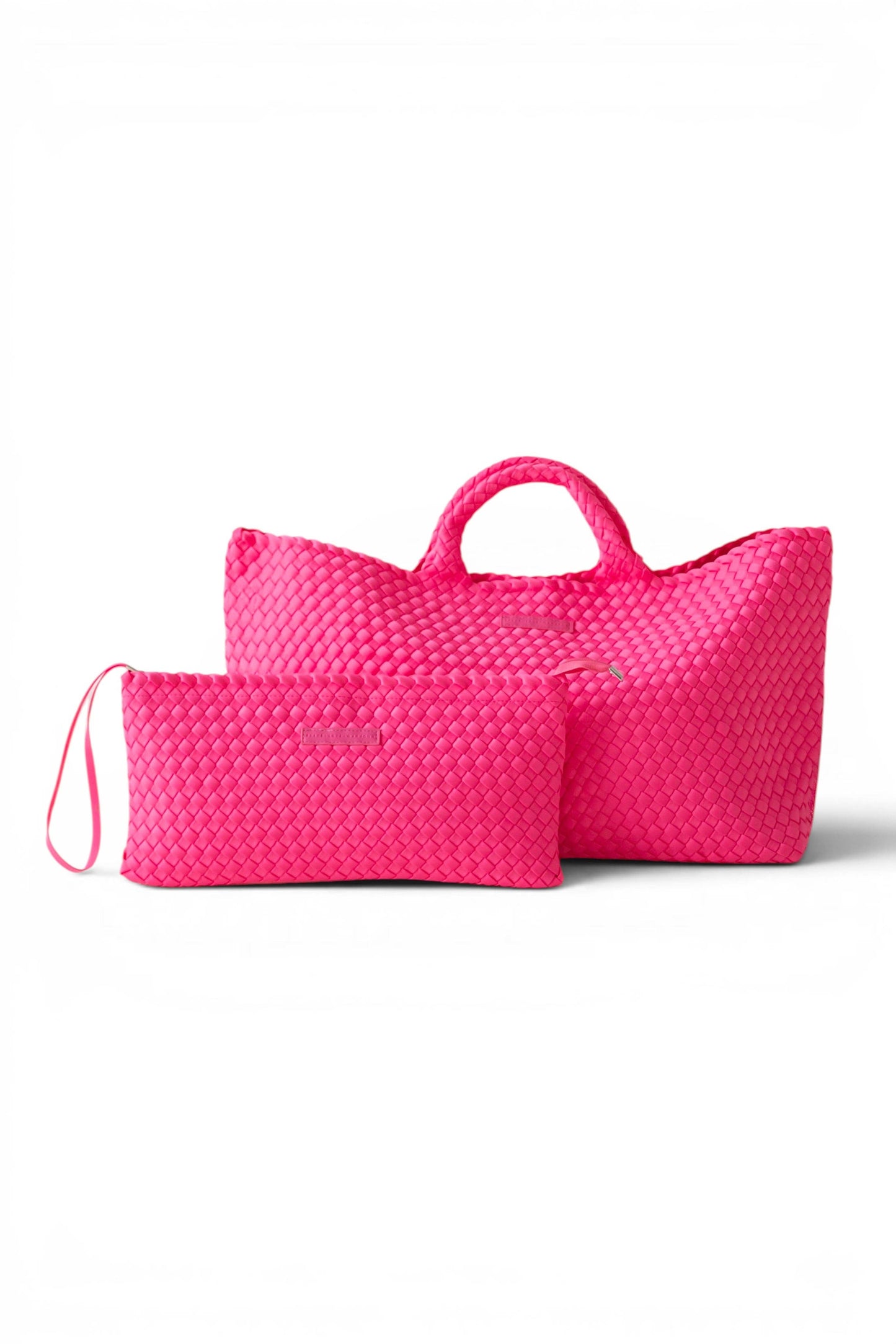 Mahjong Bag - Woven Carryall with Matching Tile Pouch