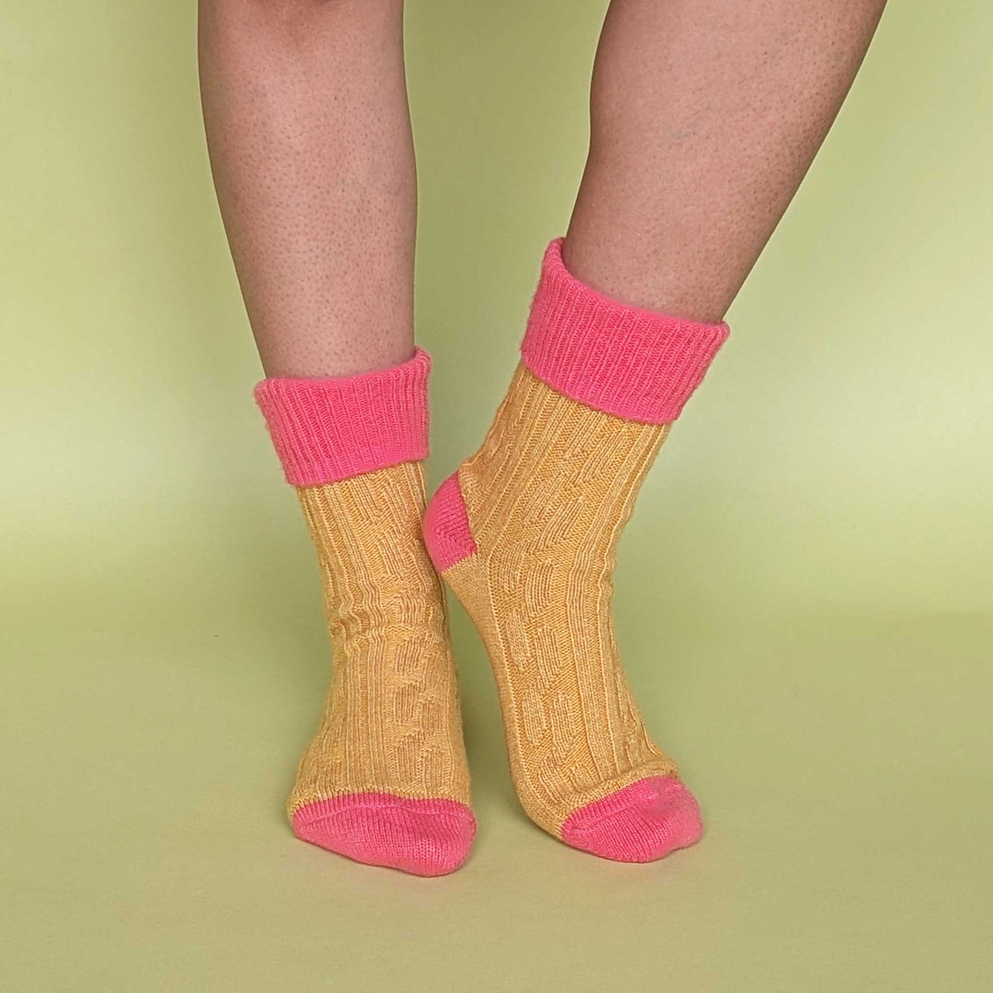 Cashmere Blend Slouch Socks (From England)