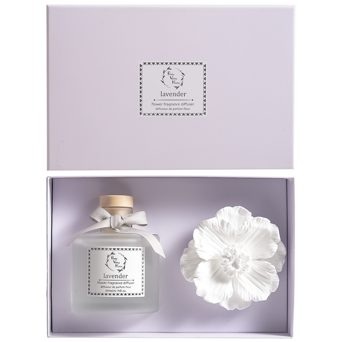Diffuser Sets Gifts Ceramic Flower (2025)-Pretty Valley Home
