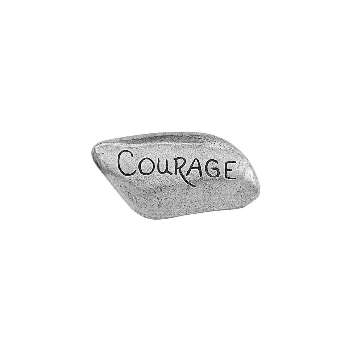 Courage Pocket Stone | Pewter Token | Keepsake Gift