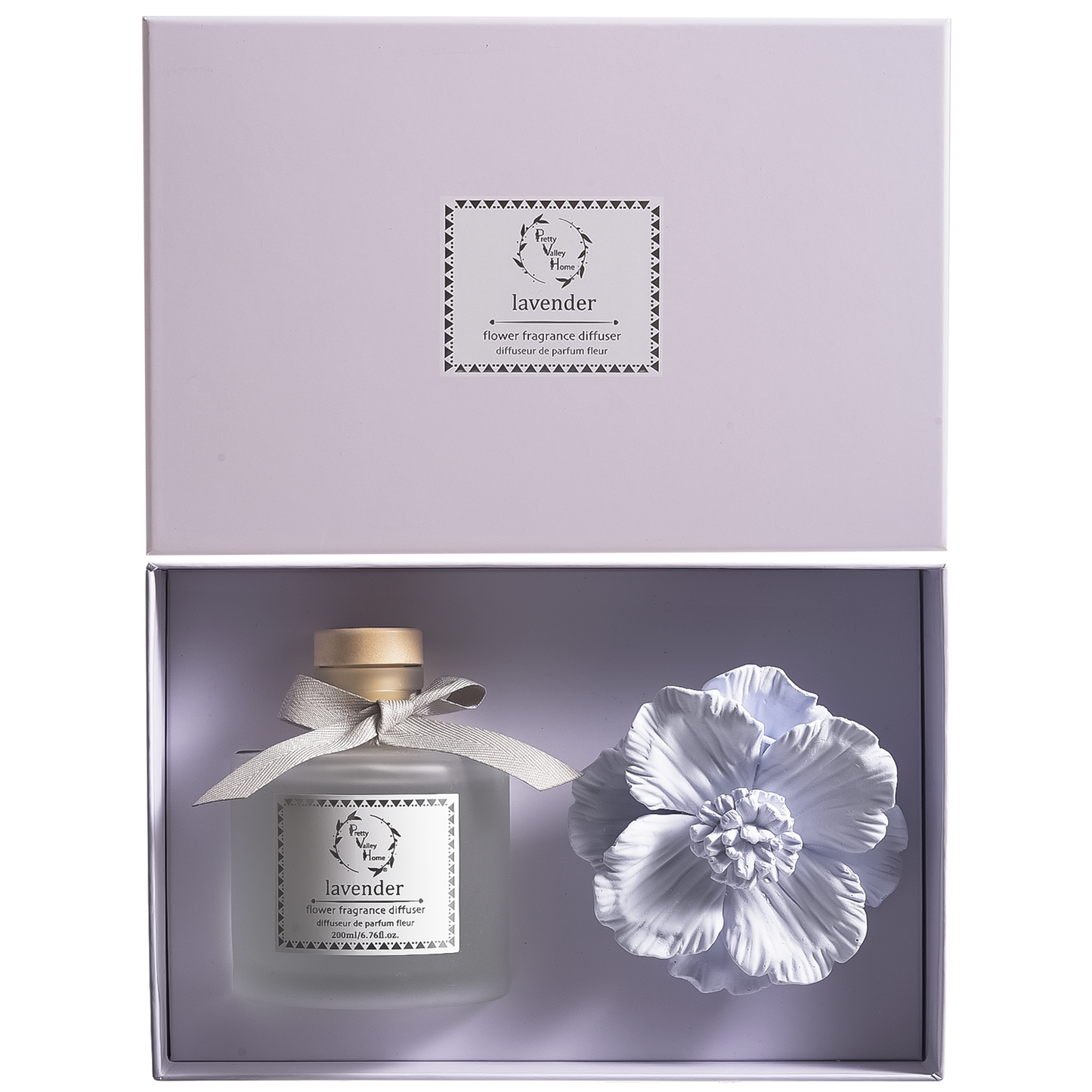 Diffuser Sets Gifts Ceramic Flower (2025)-Pretty Valley Home