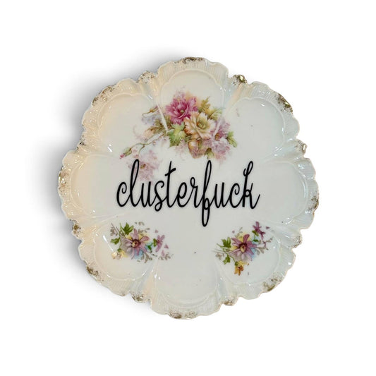 Clusterfuck Vintage Plate