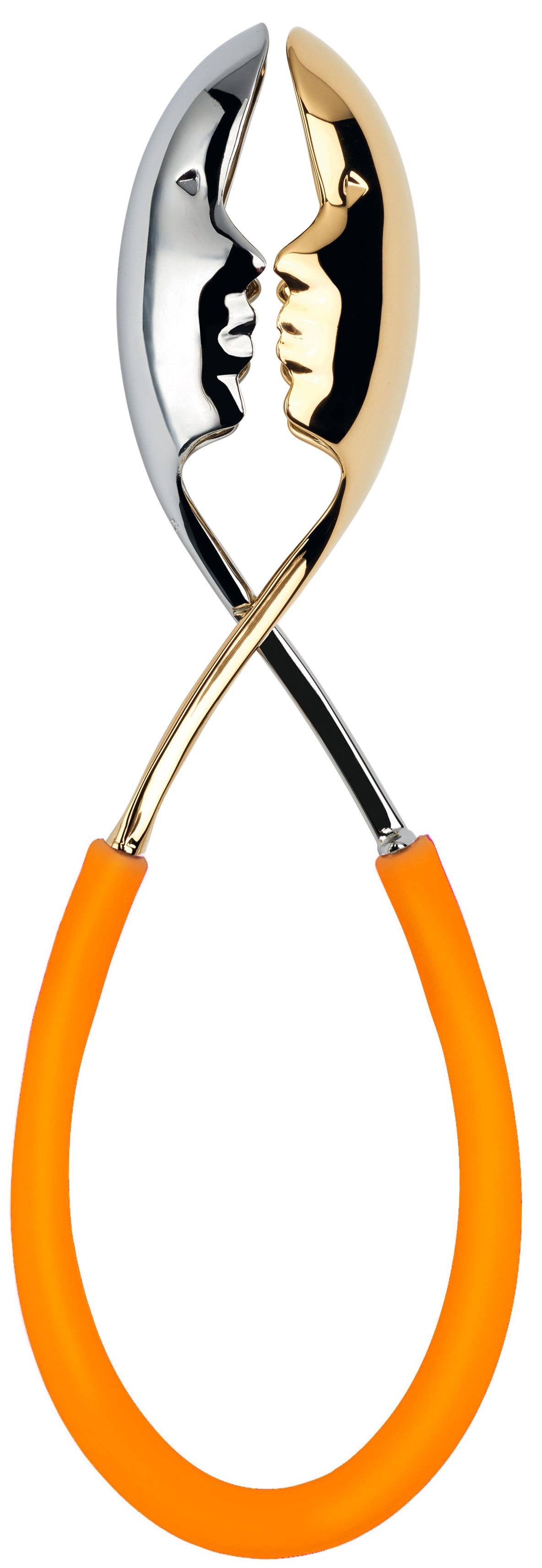 Kiss - Salad Tongs - 24 K Gold