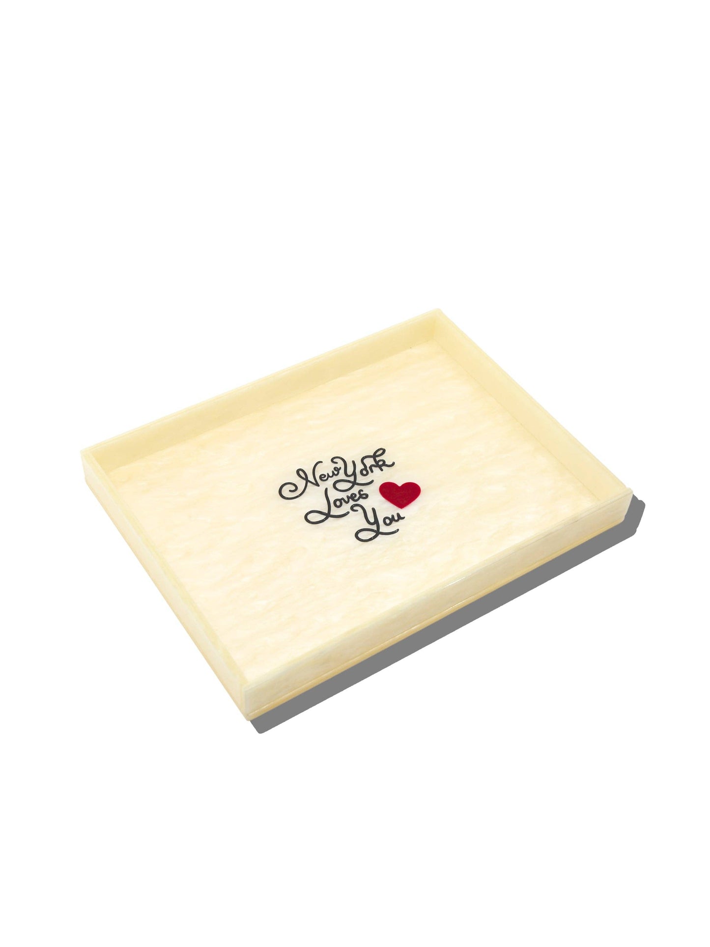 Hand-painted New York Loves You Inlay Heirloom Tray