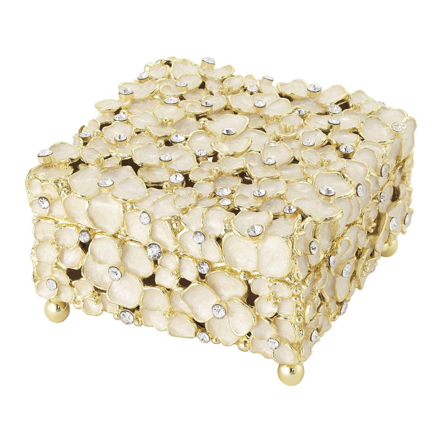 Dogwood Pattern Decorative Box