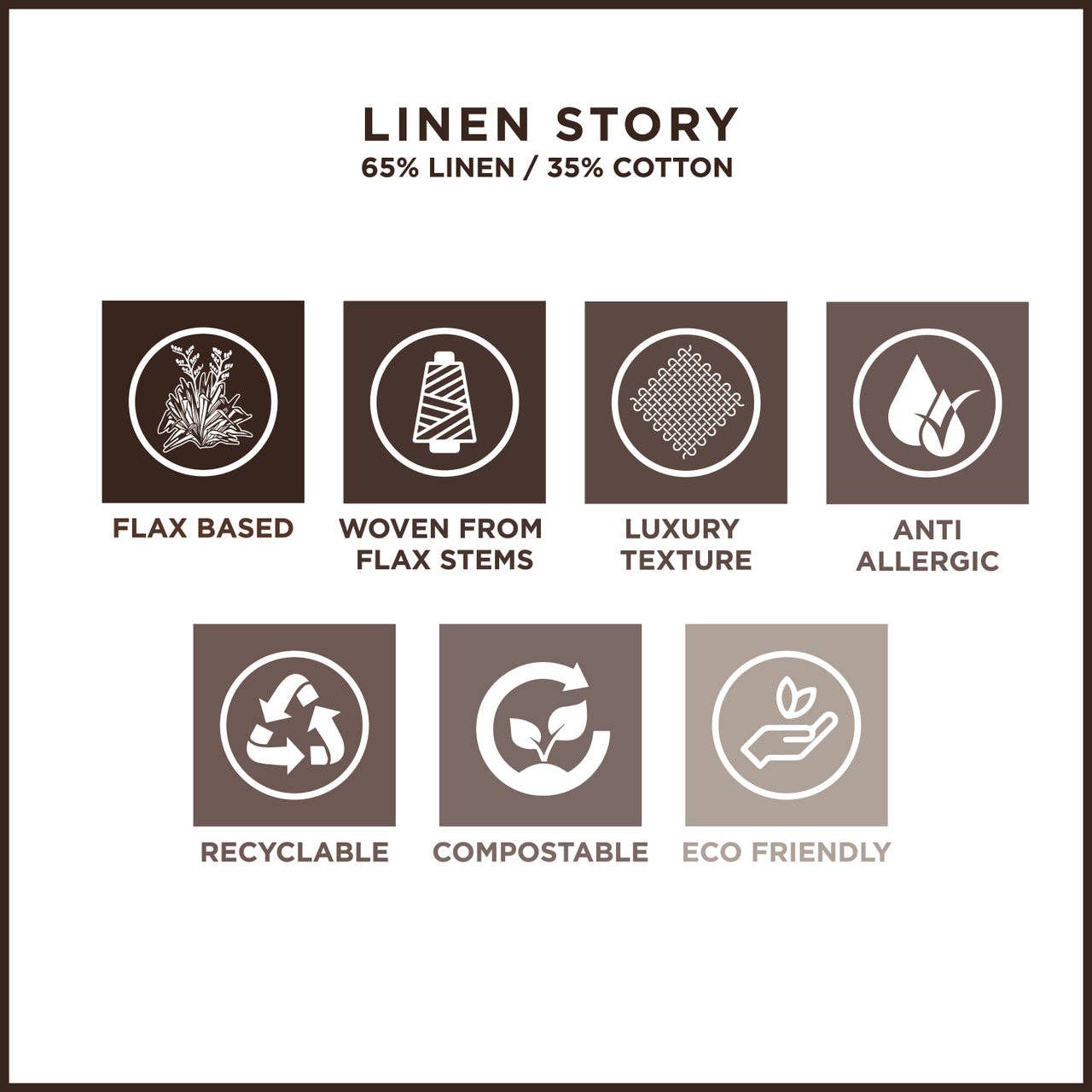 White Linen Cocktail Napkins - 50x