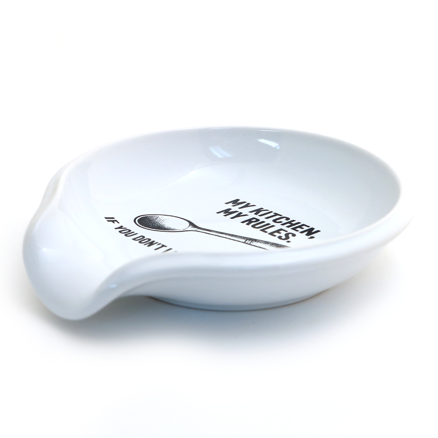 "My Kitchen My Rules" Spoon Rest