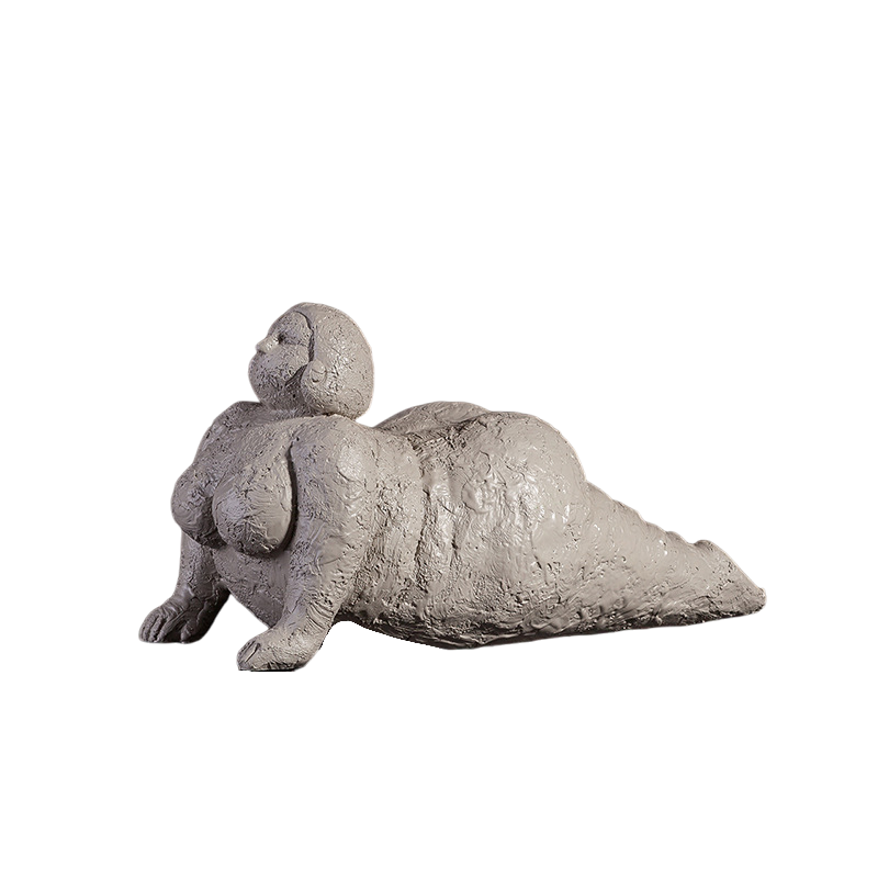 Abstract Resin Yoga Sculpture | Art Decor