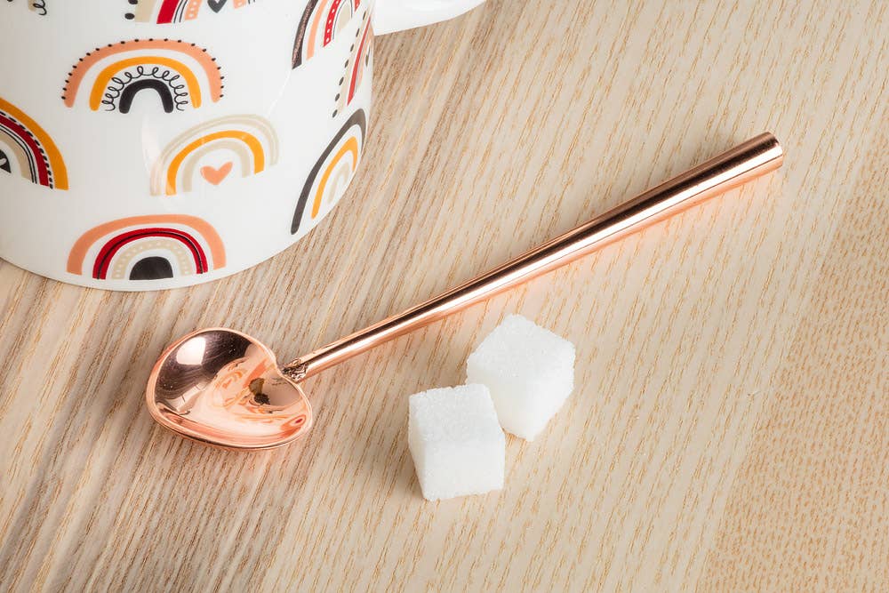 Heart Small Spoon-Rose Gold