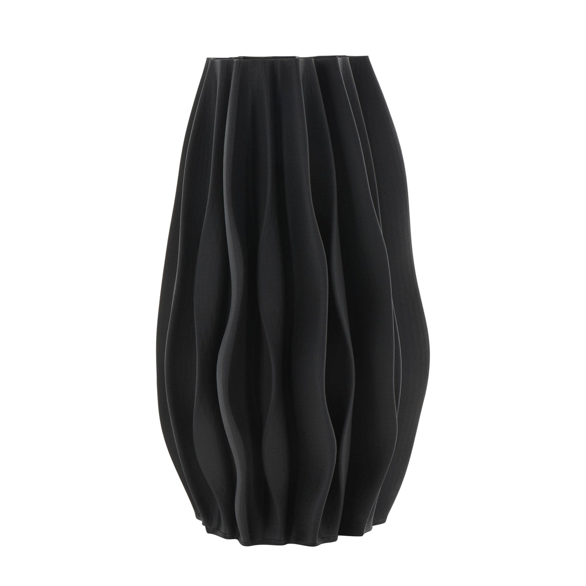 Contemporary Black Ceramic Vase