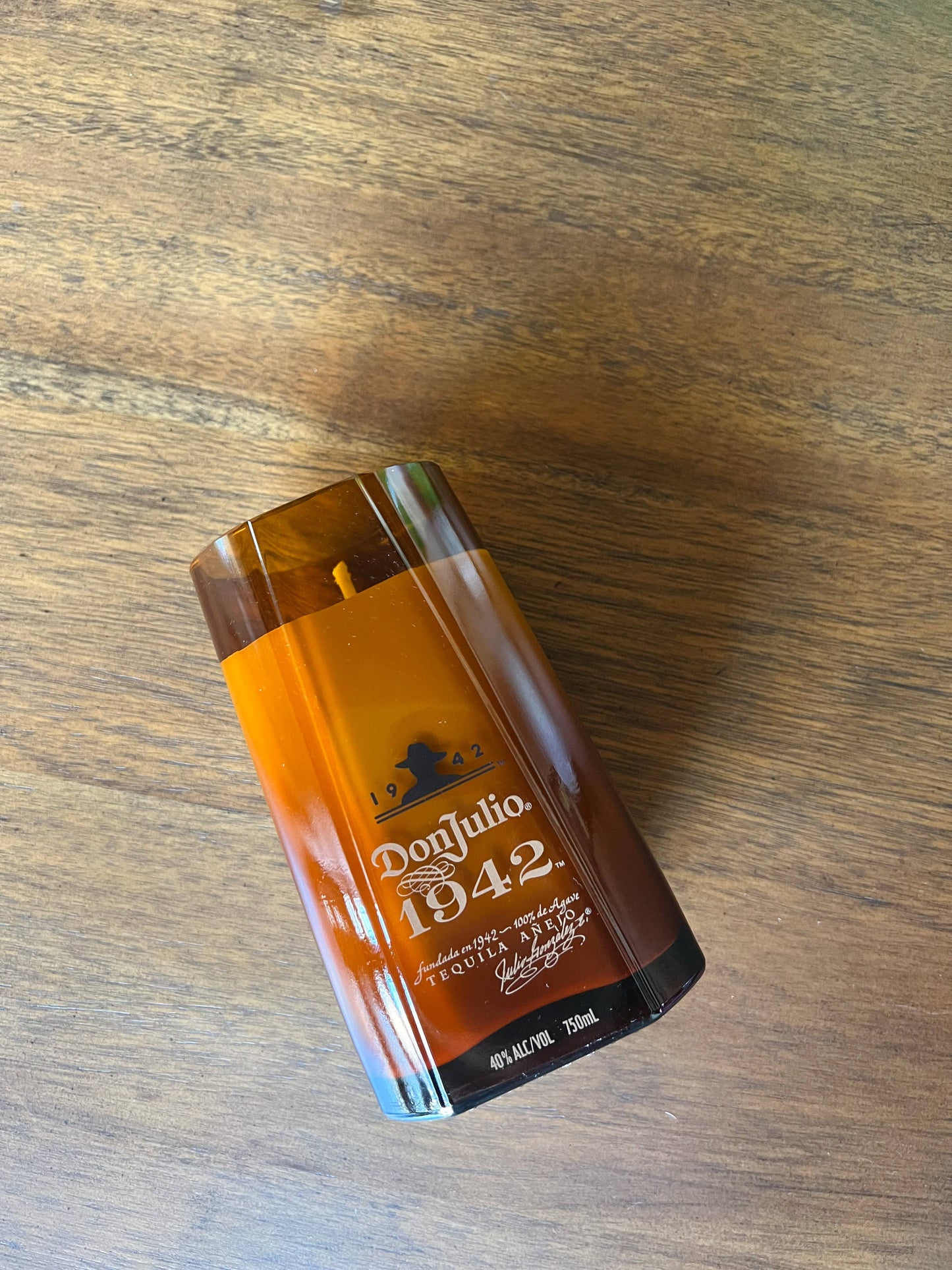Recycled Don Julio 1942 Candle