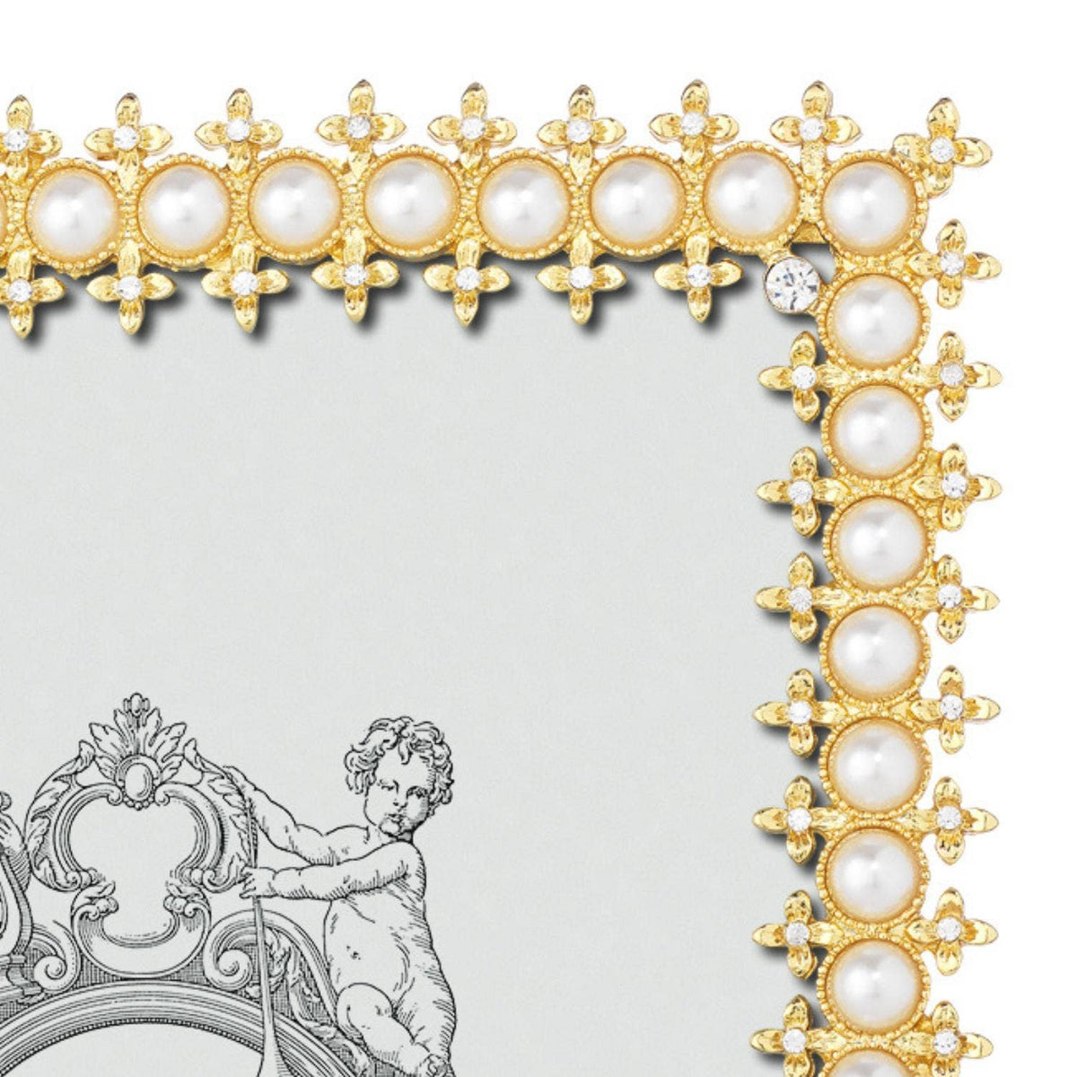 Crystal & Pearl Frame | Photo Frame | Picture Frame |