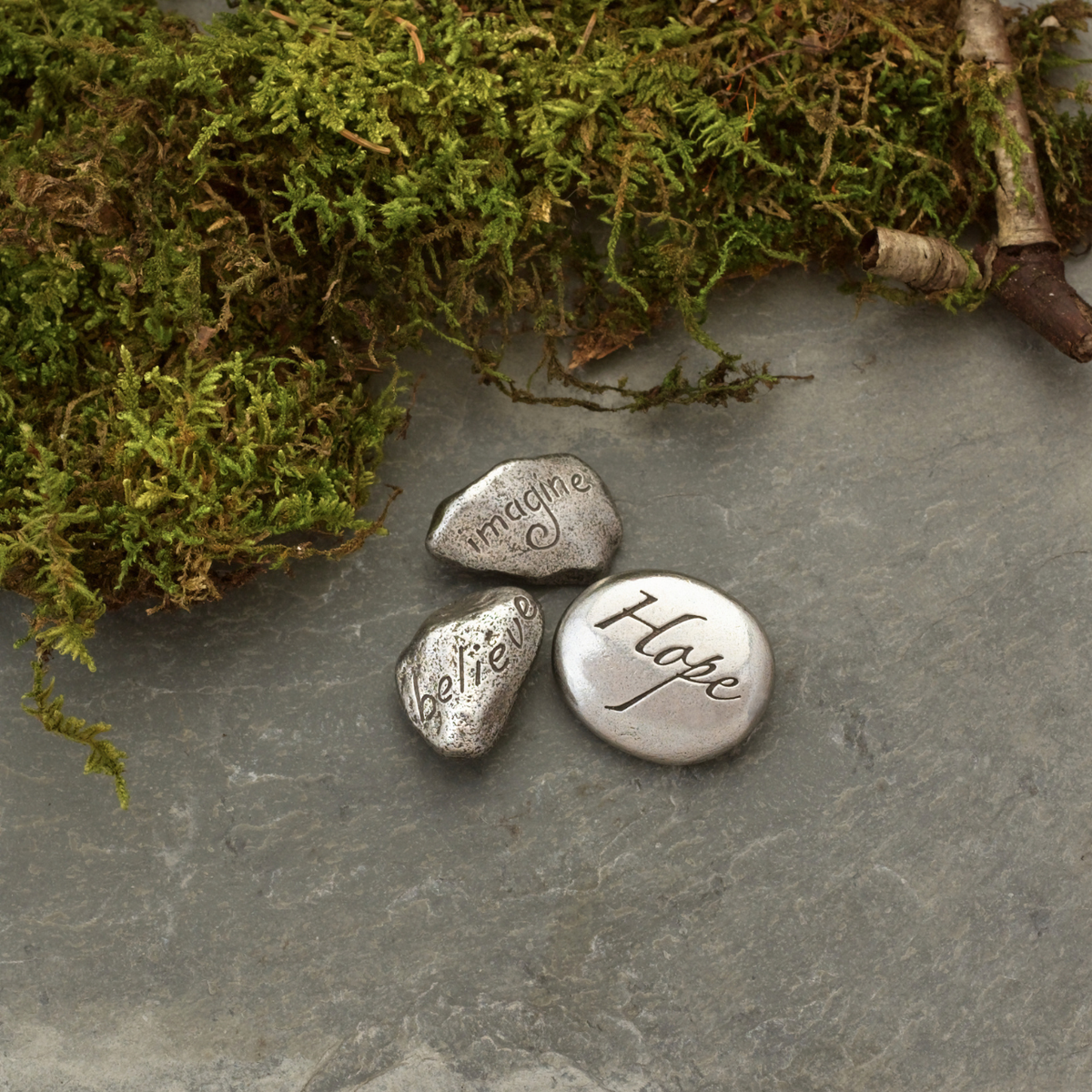 Believe Pocket Stone | Pewter Token | Keepsake Gift