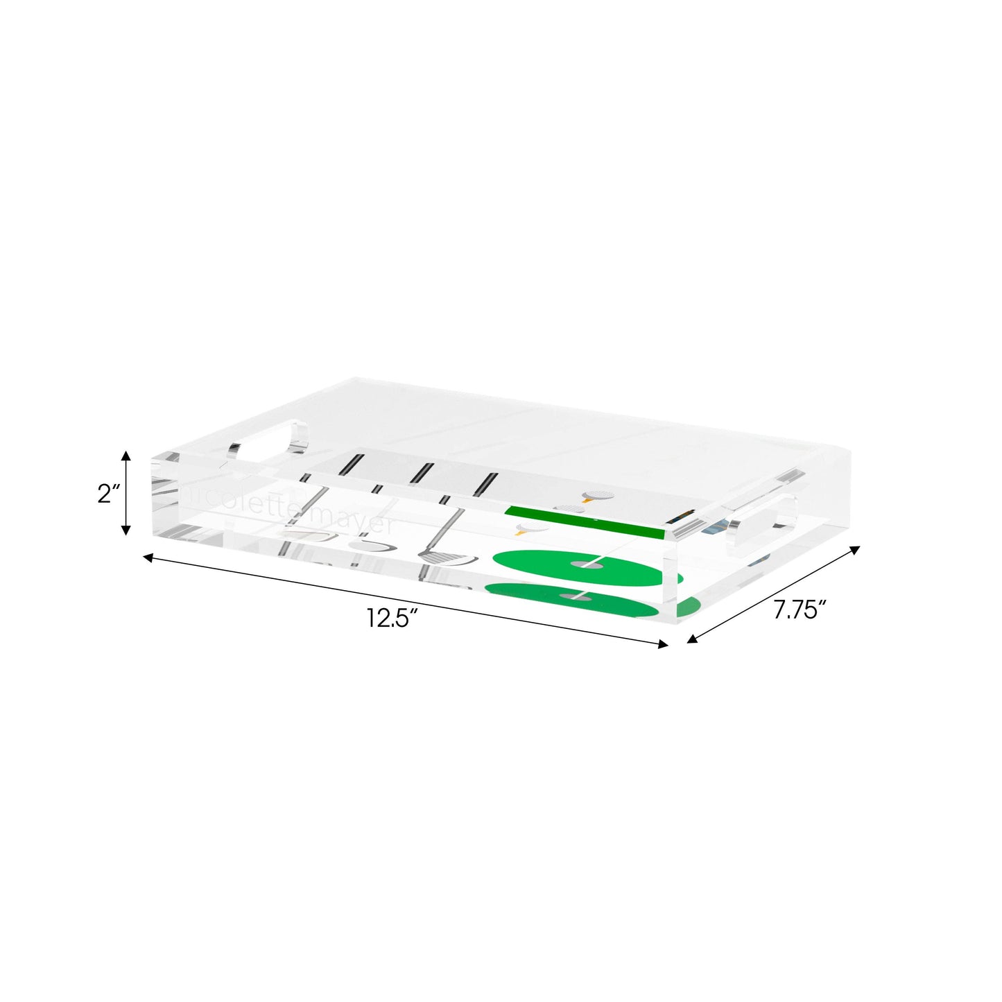 Golf Rectangle Tray