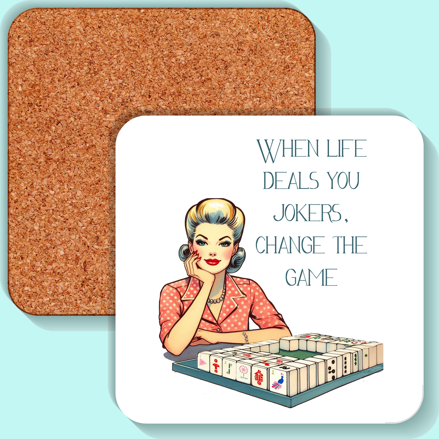 Mahjong Coaster, I crak myself up