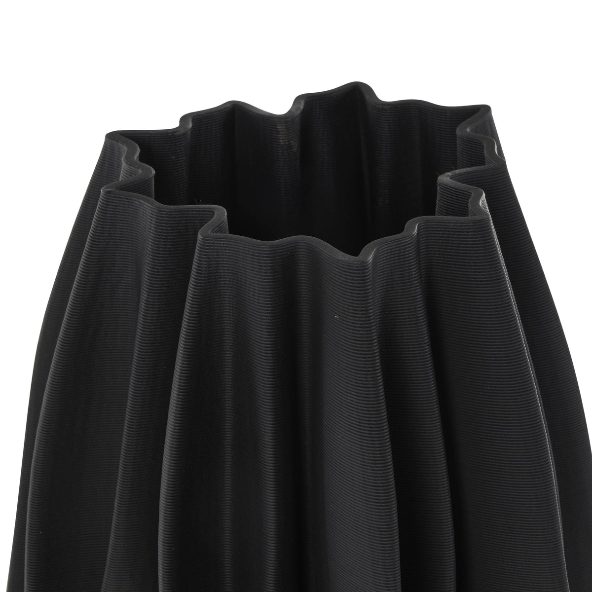 Contemporary Black Ceramic Vase