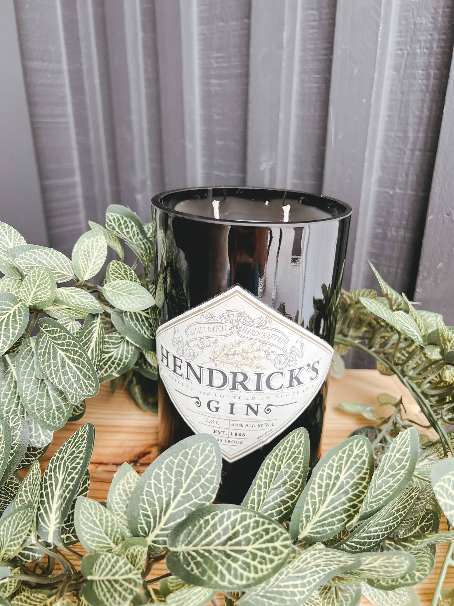 Recycled Hendricks Novelty Candle