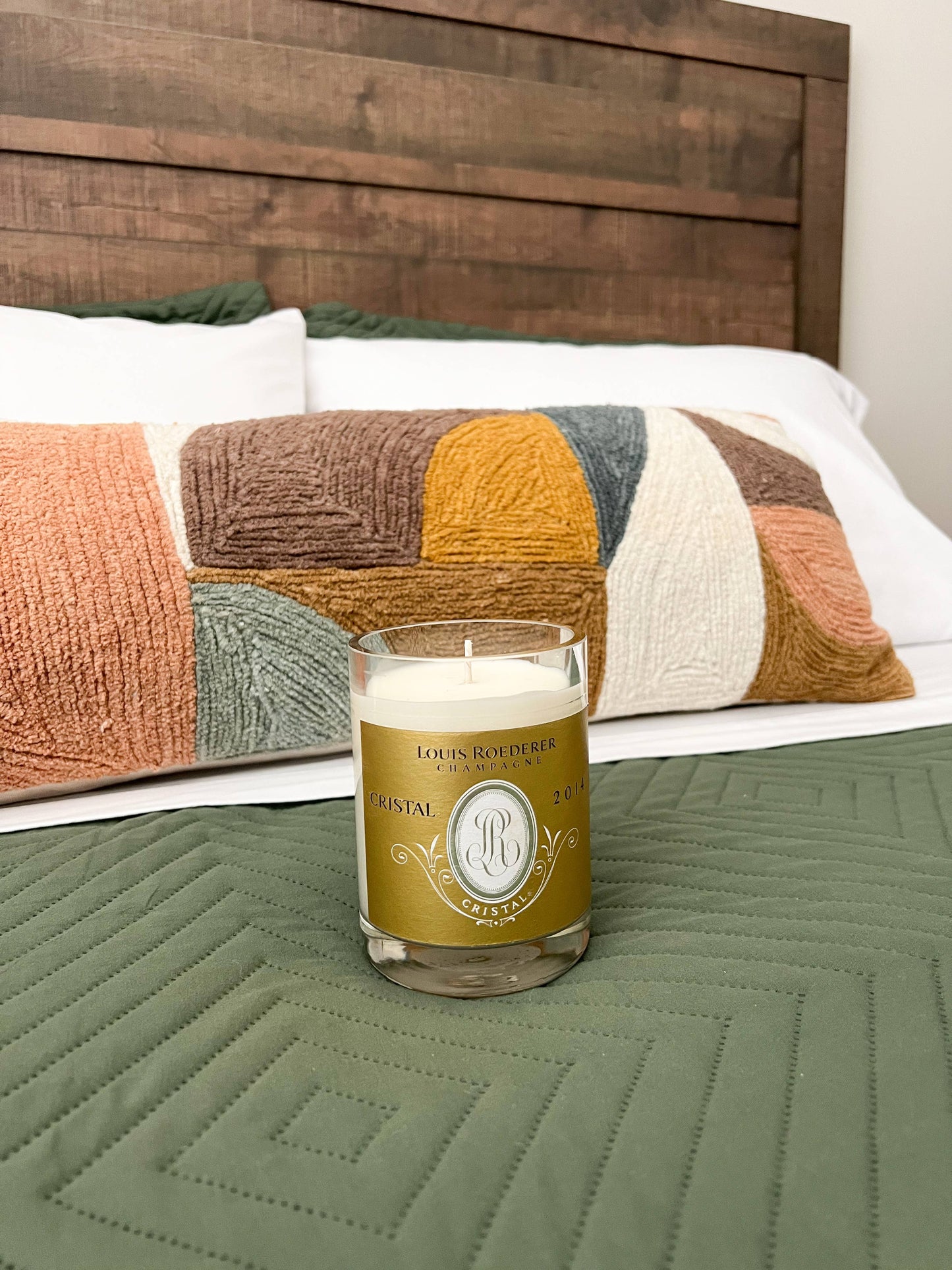 Recycled Cristal Candle