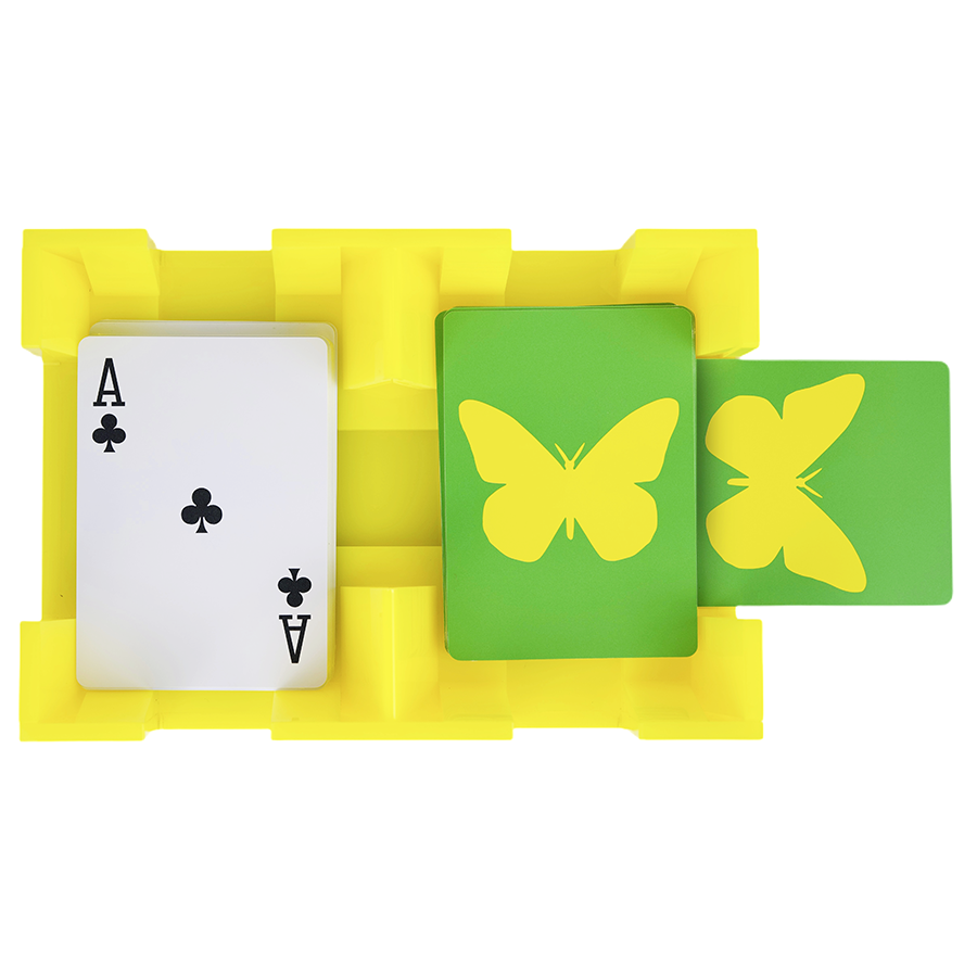 Canasta Spinner Tray- Yellow