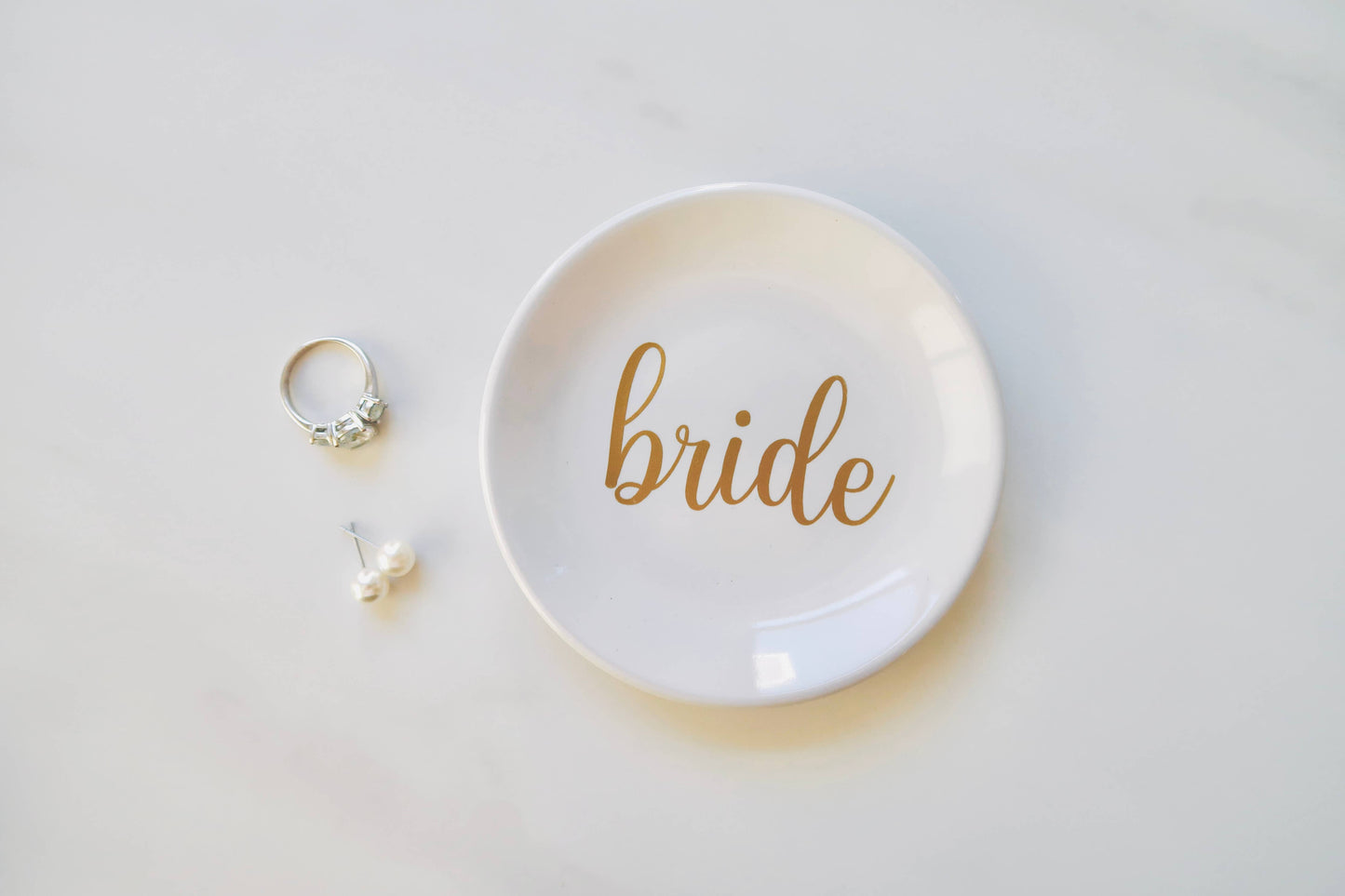 Bride Ring Dish (Gold), Engagement/Wedding Gift
