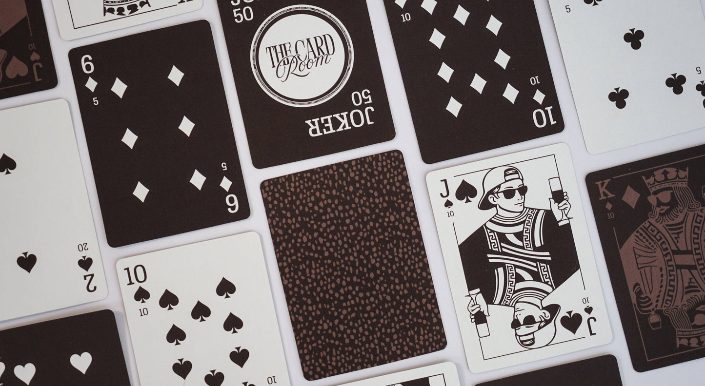 Espresso Brown Canasta Cards with Points