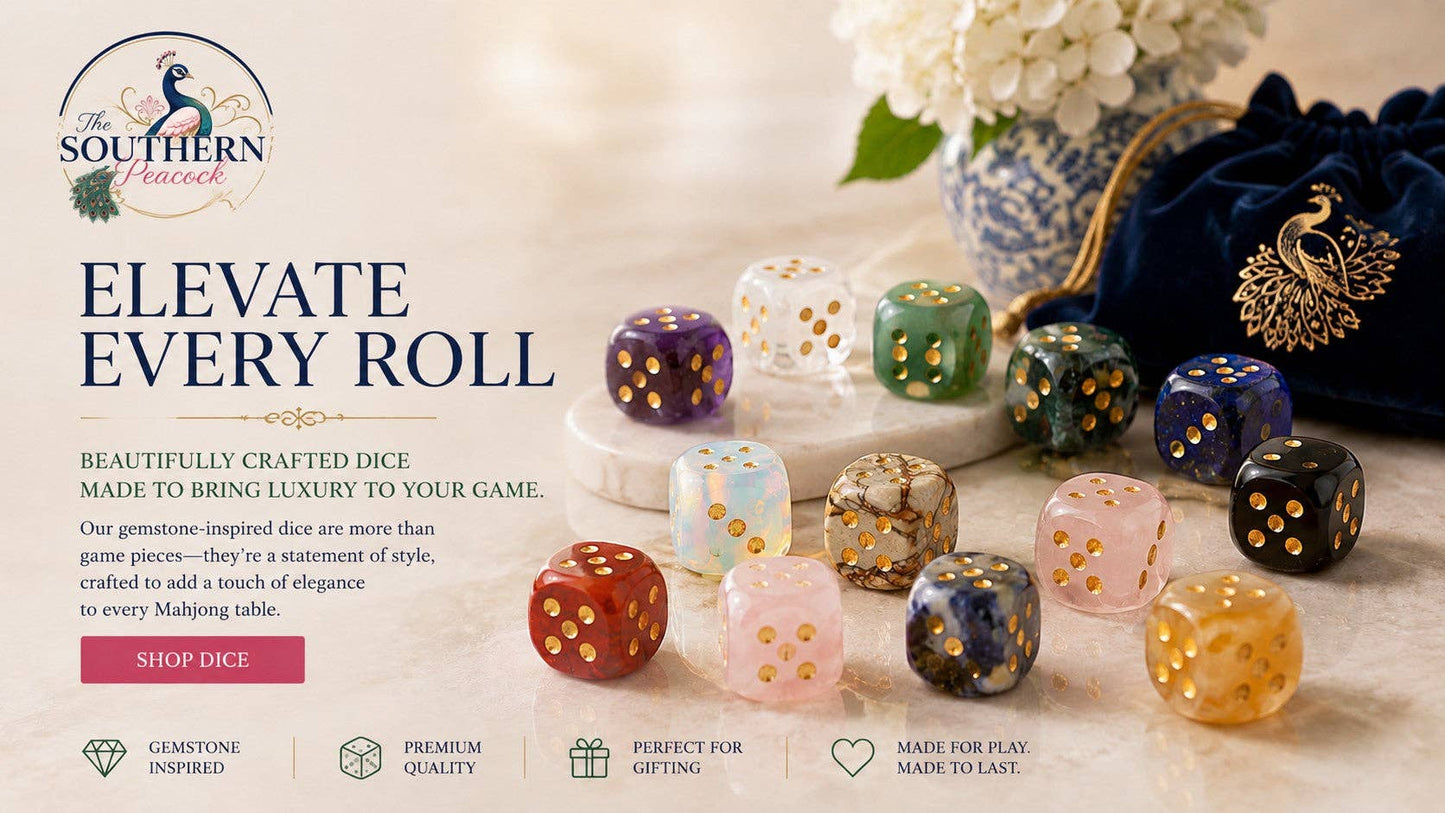 Dice - 15mm Natural Jade Laser Engraved Cube Dice with Rounded Edges Semi-Precious Stone (Set of 2)