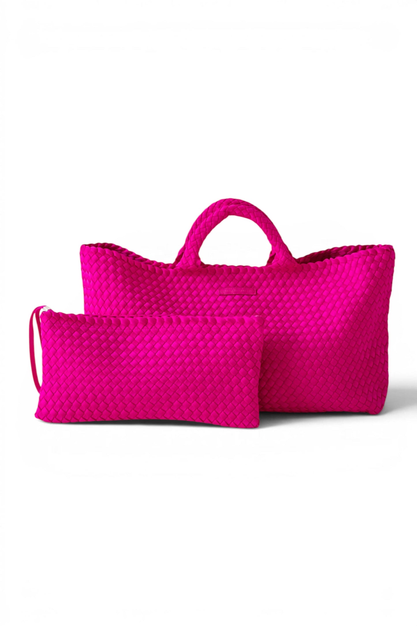 Mahjong Bag - Woven Carryall with Matching Tile Pouch
