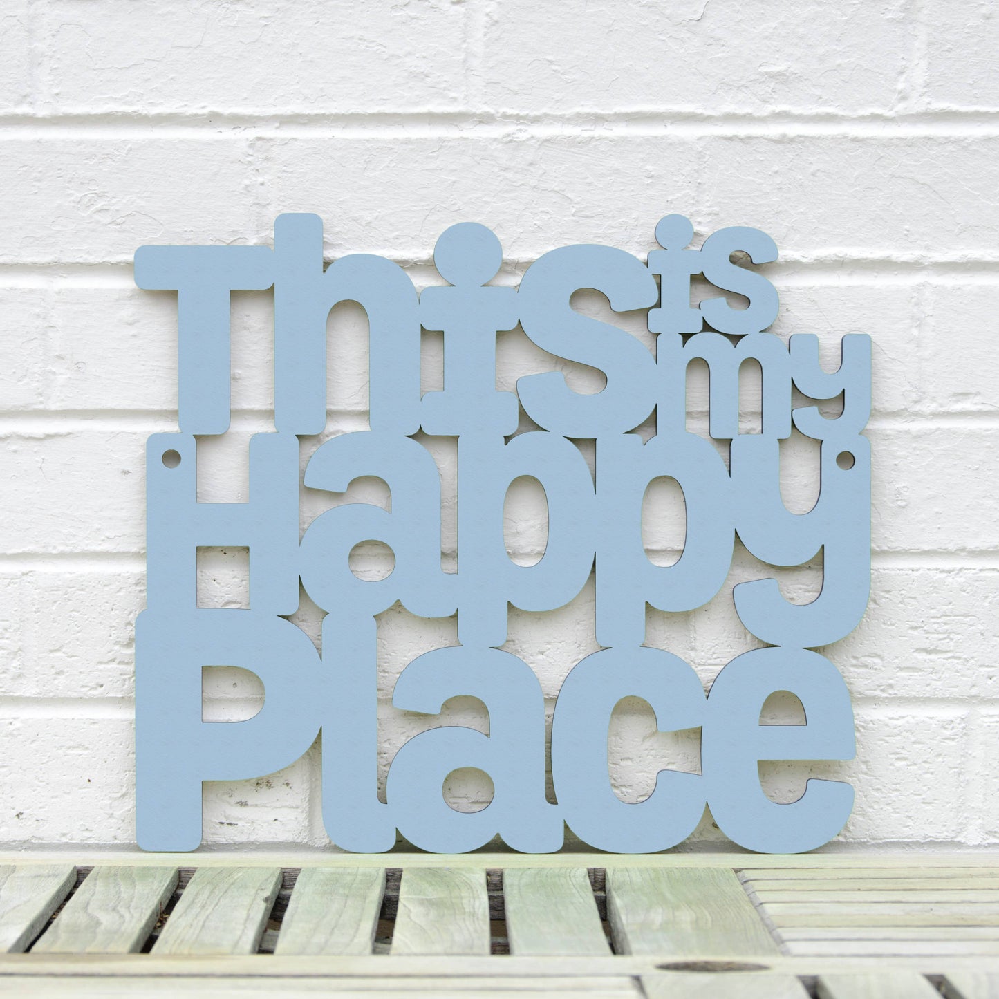 This Is My Happy Place Laser Cut Wood Wall Decor