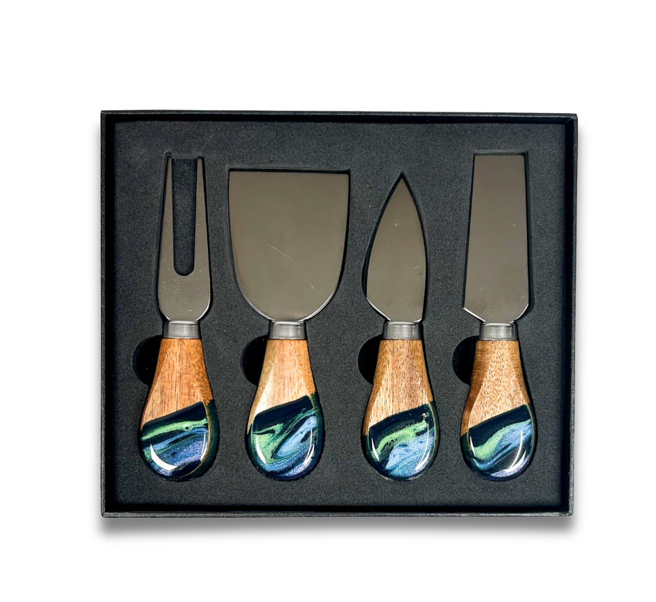 Resin Coated Cheese Knife Set