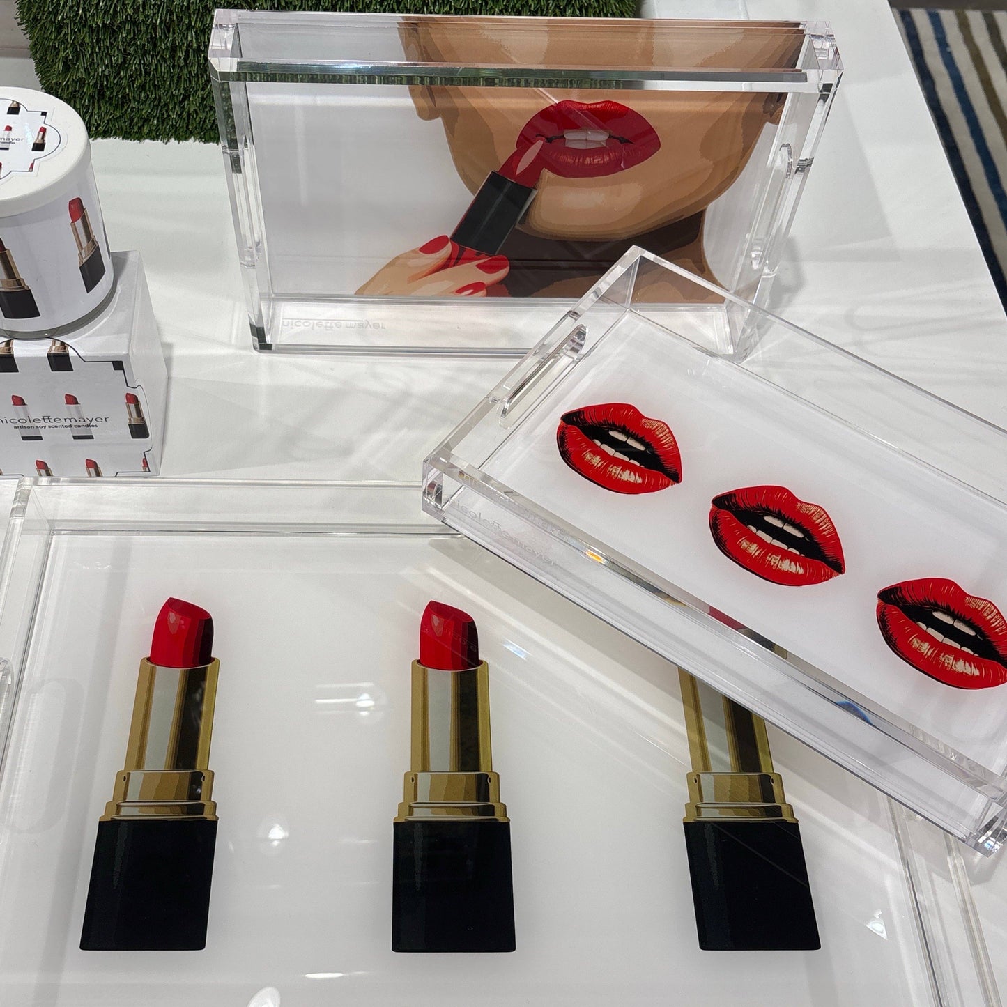 Lipstick Acrylic Tray