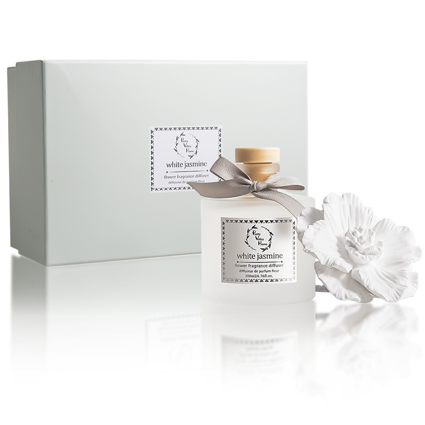 Diffuser Sets Gifts Ceramic Flower (2025)-Pretty Valley Home