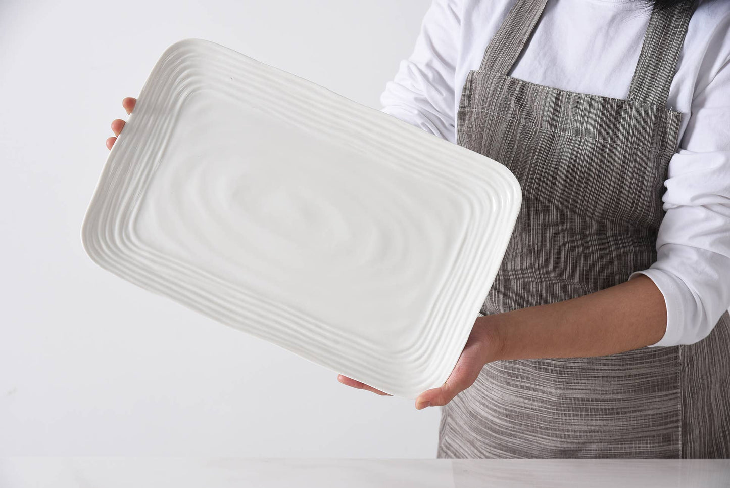 Medium Porcelain Rectangular Platter