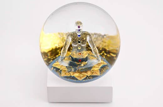Yoga Snow Globe