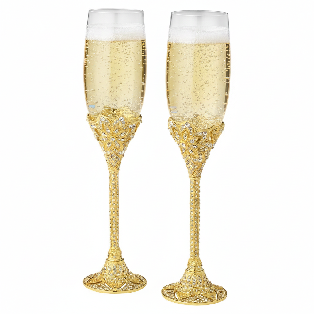 Windsor Flute Set, Gold