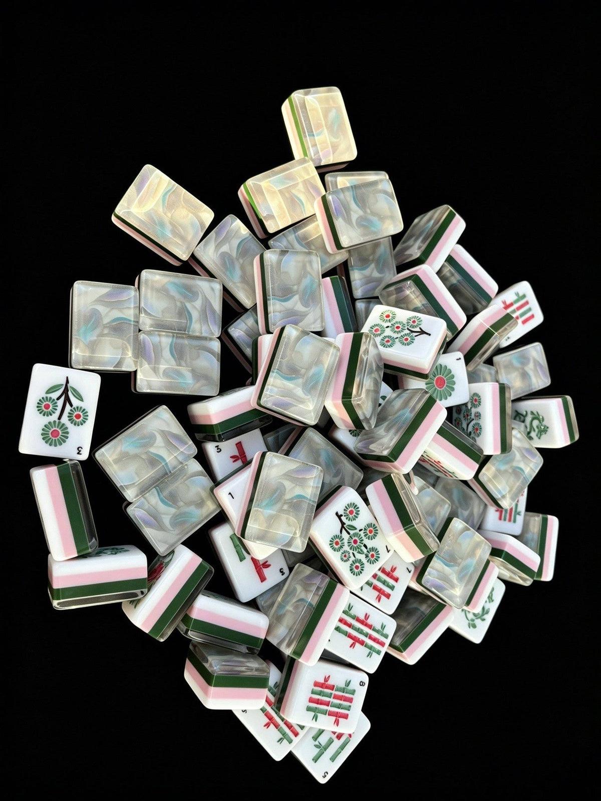 Mahjong Tile Set - Opal Dream