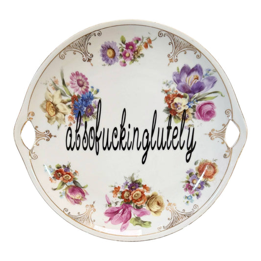 Absofuckinglutely Vintage Plate